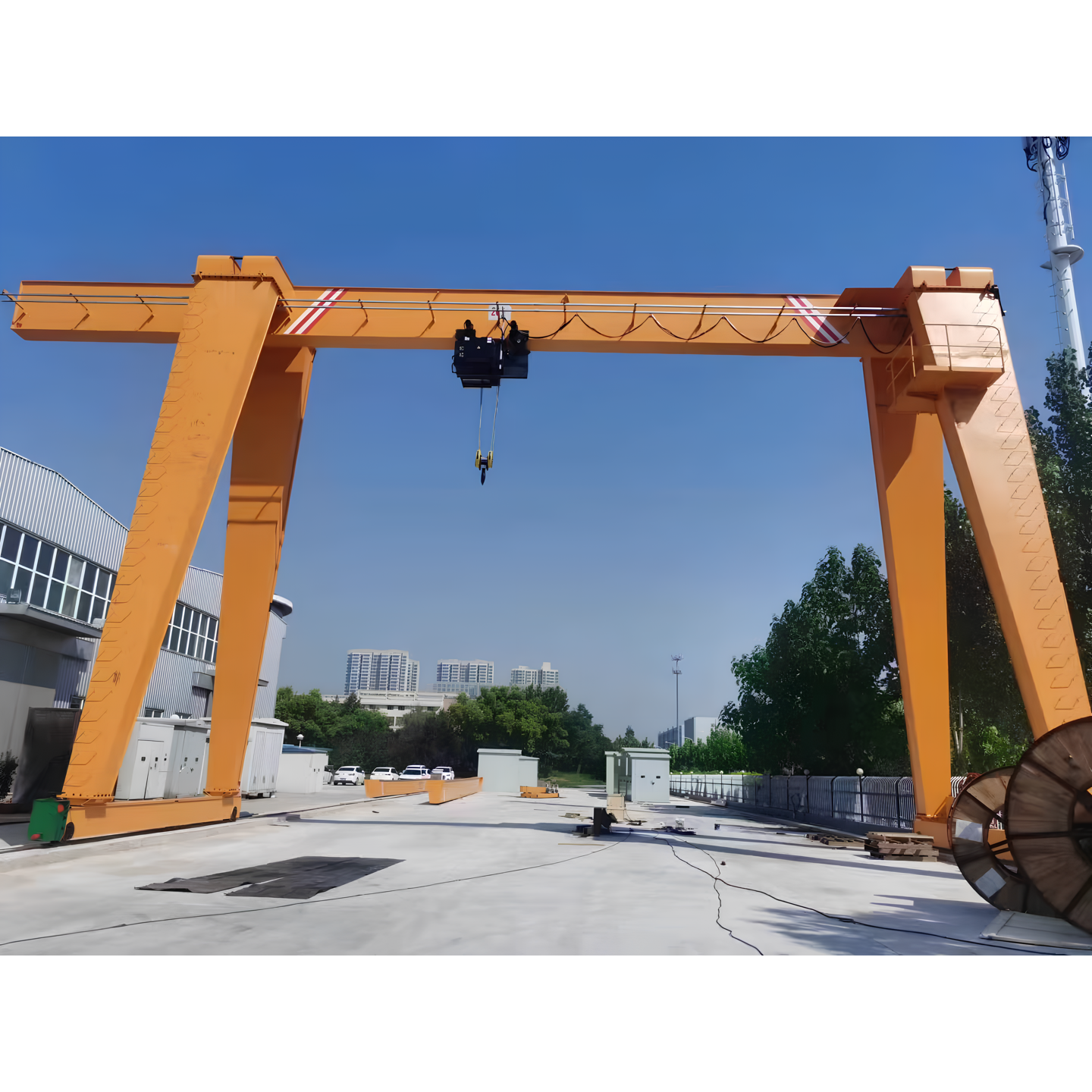 10t single-girder gantry crane for industrial use