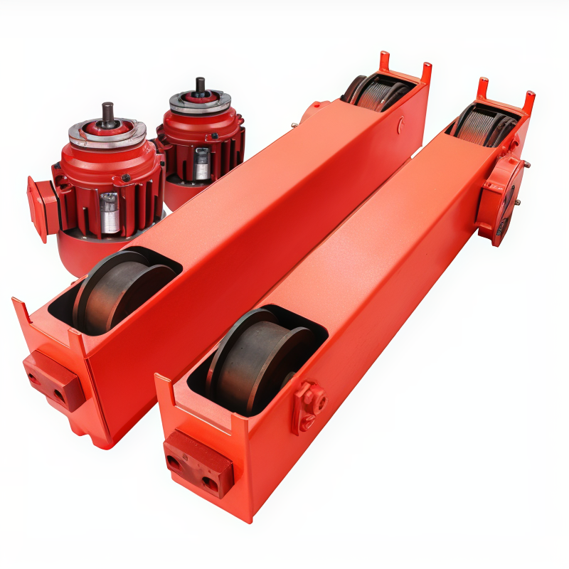 The lifting beam of the pulley block of the end component of the crane vehicle