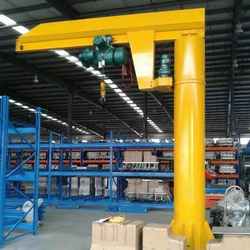 360 degree electric freestanding cantilever crane