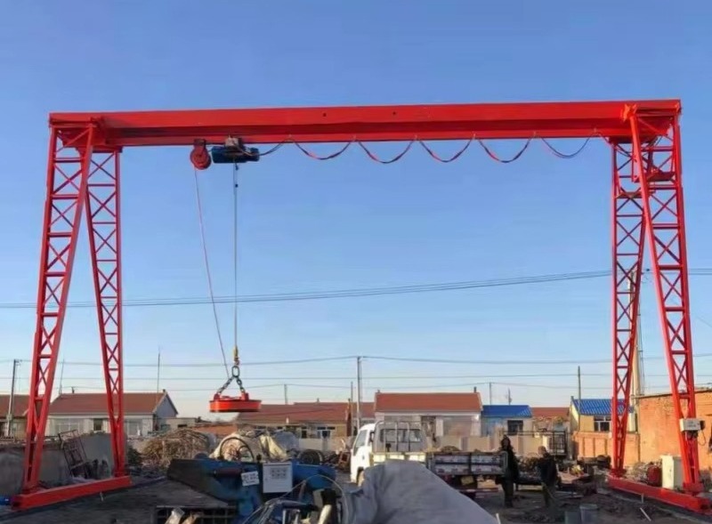 Mh Model Electric Hoist Rail Mounted Gantry Crane with 1-30 Ton Load Capacity for Outdoor Construction Applications-New supplier
