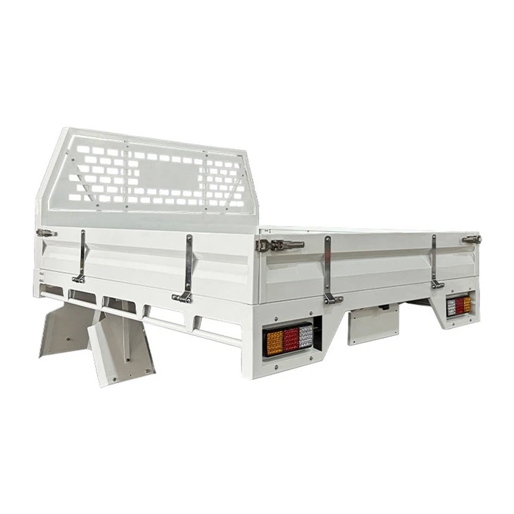 White Powder Coating Heavey Duty Steel Tray for Dual Cab