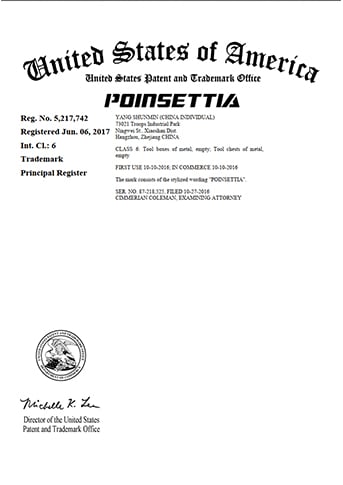 Our Certificate