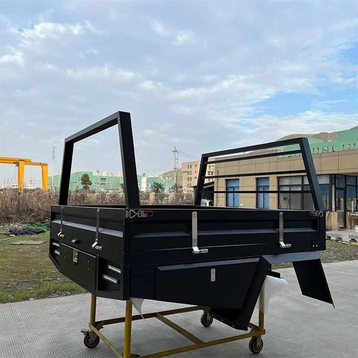 61800 Black Texture Powder Coating UTE Tray for Dual Cab.webp