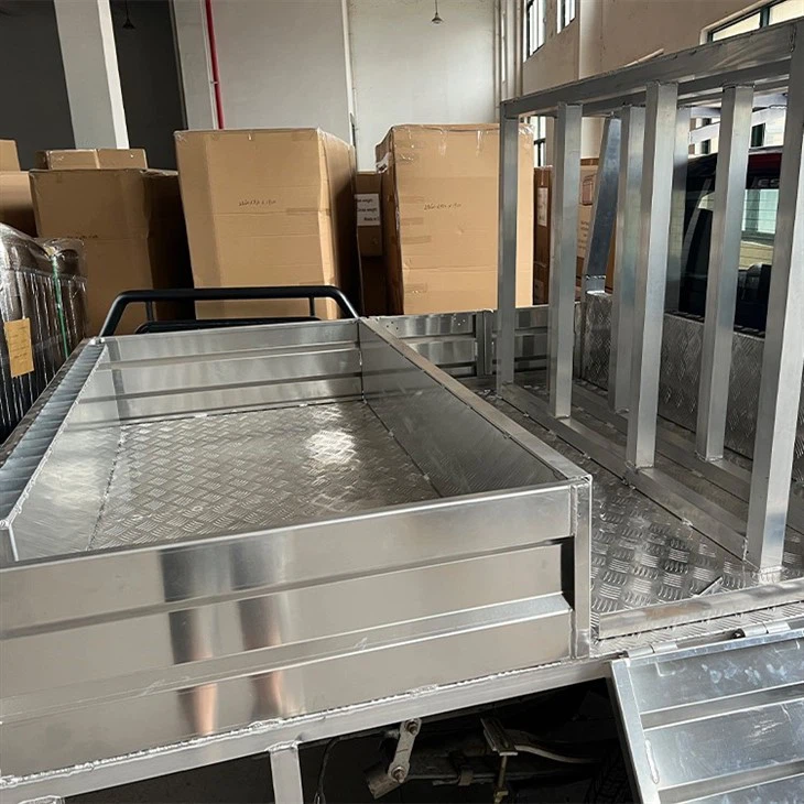 Customized Raw Finish Aluminium UTE Tray for Work Site