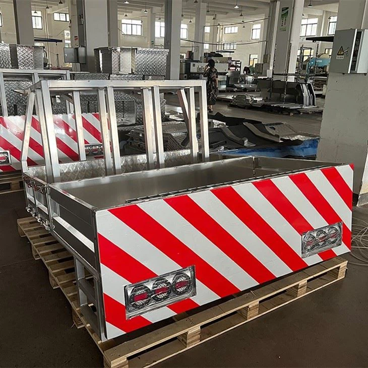 Customized Raw Finish Aluminium UTE Tray for Work Site