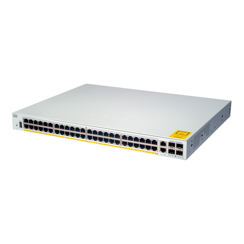 C1000-48P-4G-L Gigabit Ethernet Switch - 48-Port PoE+ L2 Managed Enterprise Access Switch