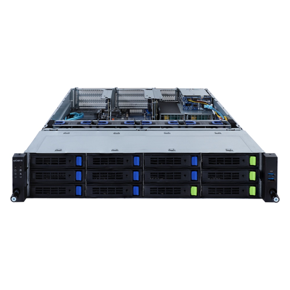 R282-3C1 2U Rack Server-3rd Gen Intel Xeon Scalable/32 DDR4 DIMMs/14-Bay Hot-Swap/Dual 1600W Redundant PSU
