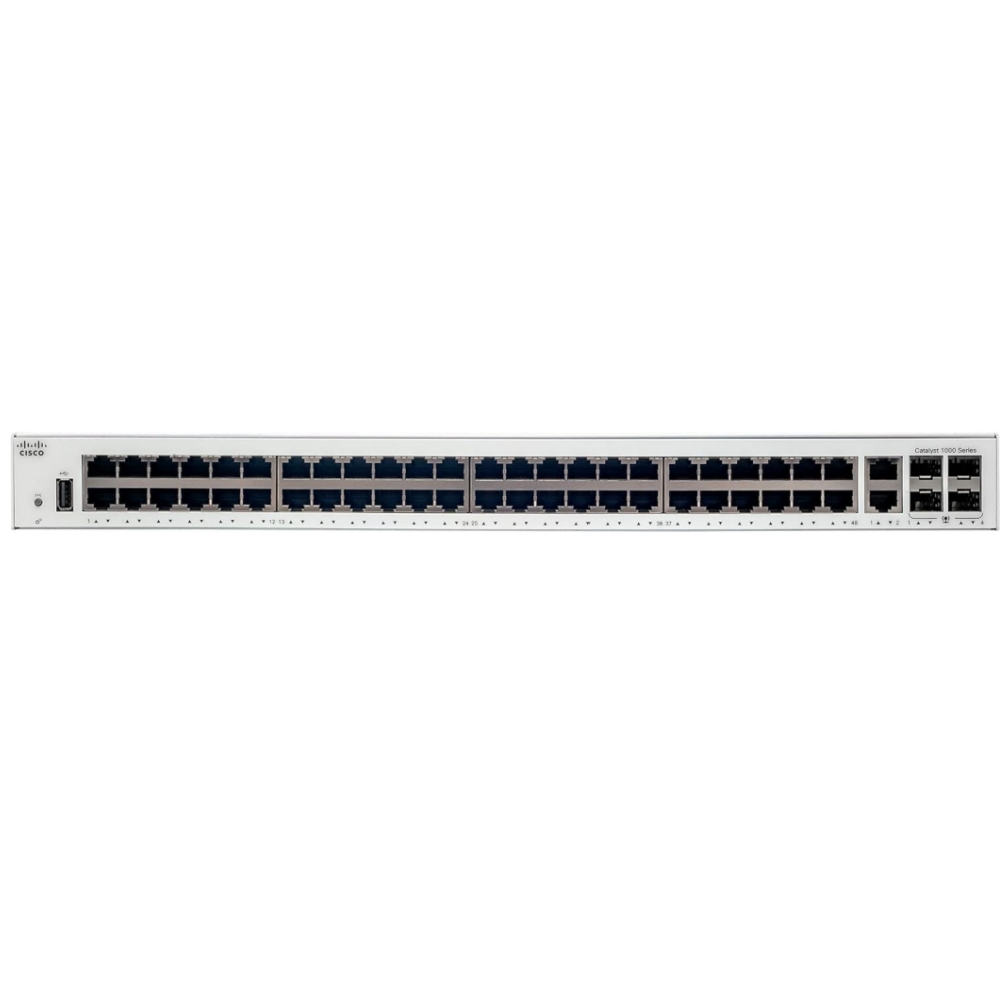 C1000-48T-4G-L Gigabit Ethernet Switch - 48-Port Non-PoE L2 Managed Enterprise Access Switch