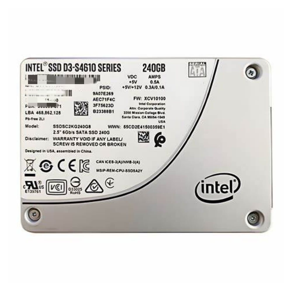 Intel S4610 240GB Enterprise SSD, Stable and Efficient Storage Solution for Data Centers