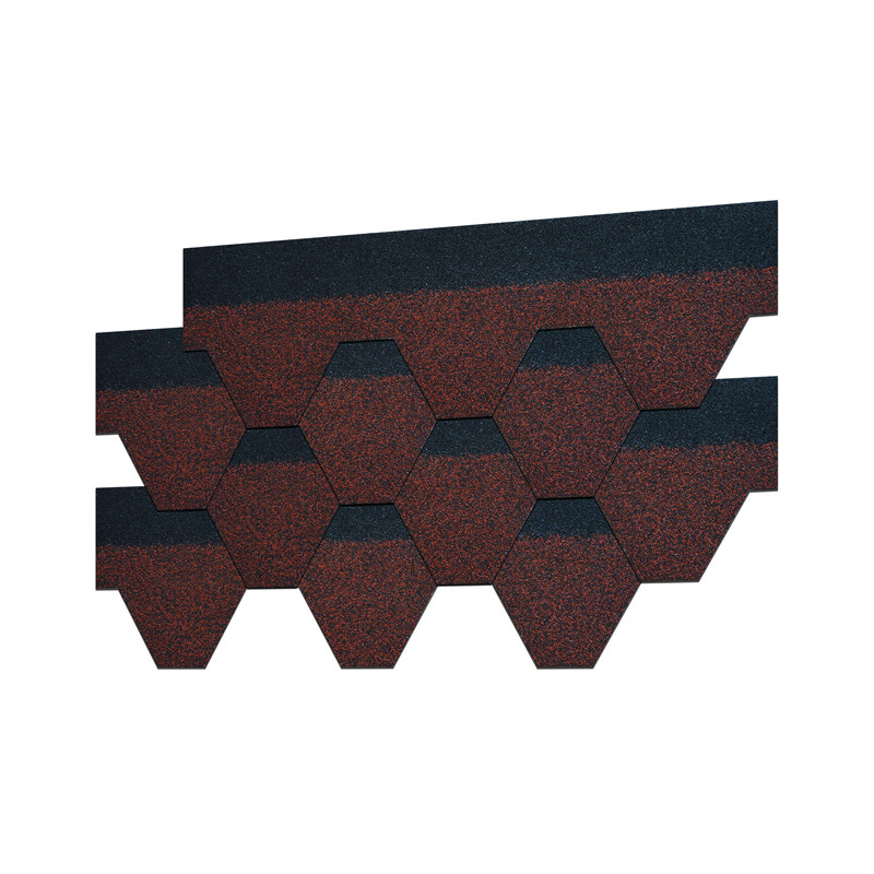 Asian Red - Mosaic asphalt shingles