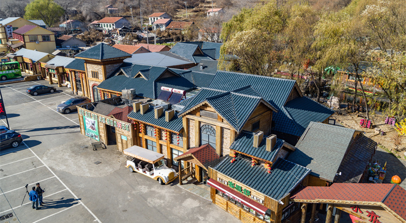 Ancient-style architectural roof tile project