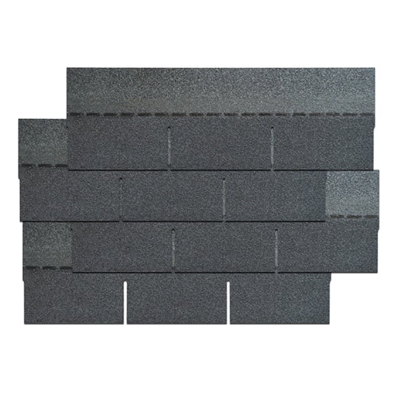 Single-layer asphalt shingle - Antique black