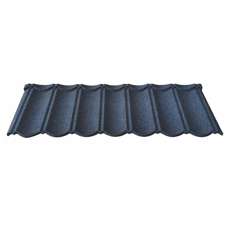 Classic arc-shaped metal tiles