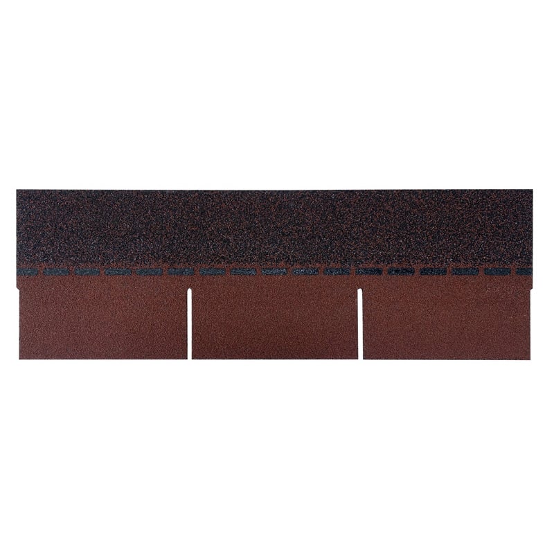 Single-layer asphalt shingle - Chinese red