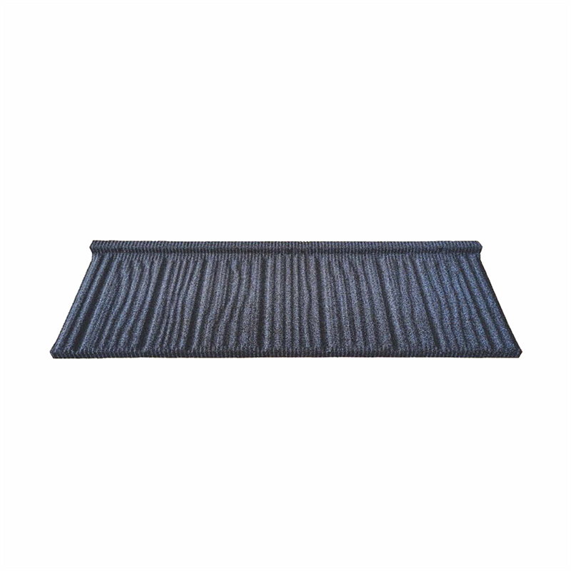 Metal tile wood grain type