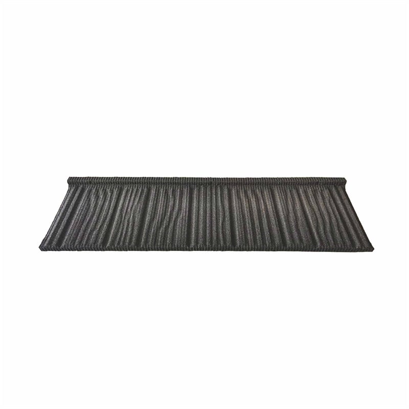 Metal tile wood grain type