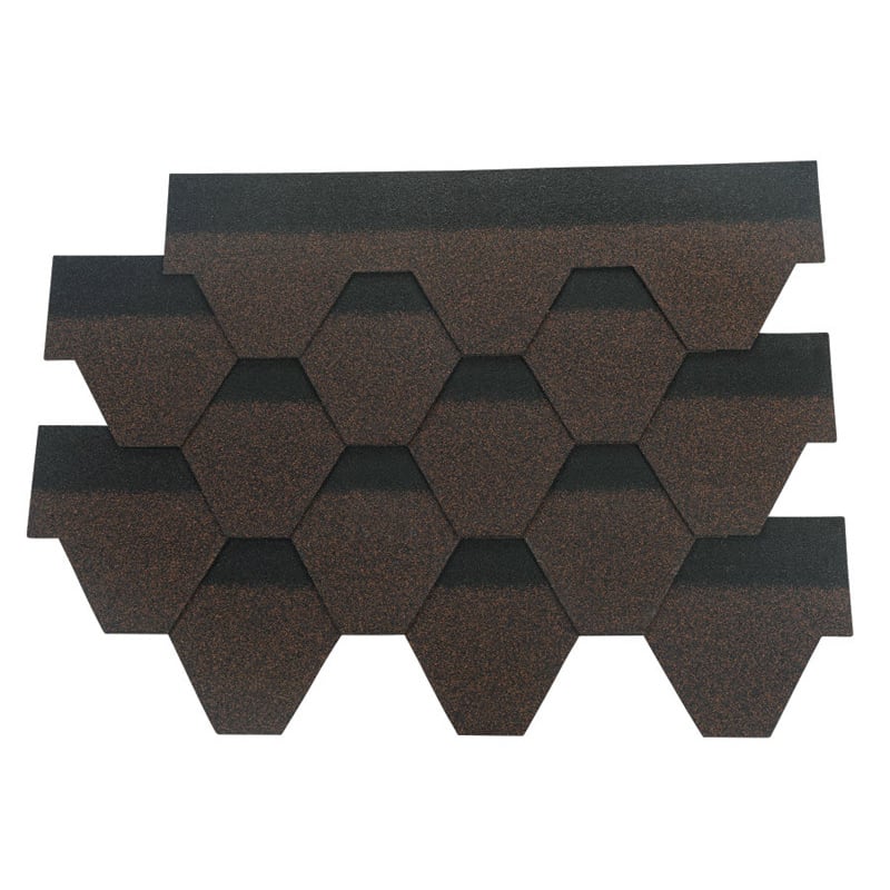 Brownish - Mosaic asphalt shingles