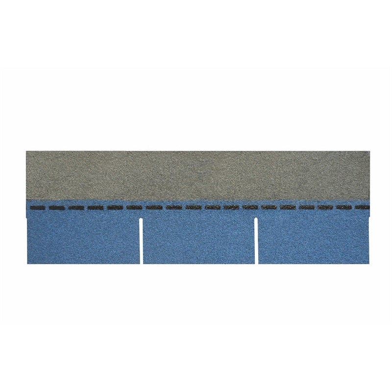 Single-layer asphalt shingle - Sapphire blue