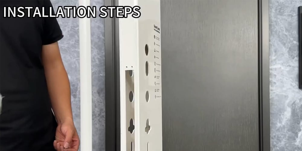 دليل تركيب قفل Tenon T15 الذكي