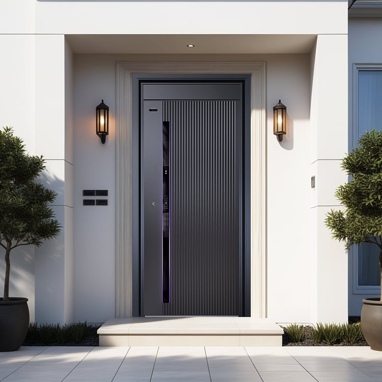 Aluminium smart doors