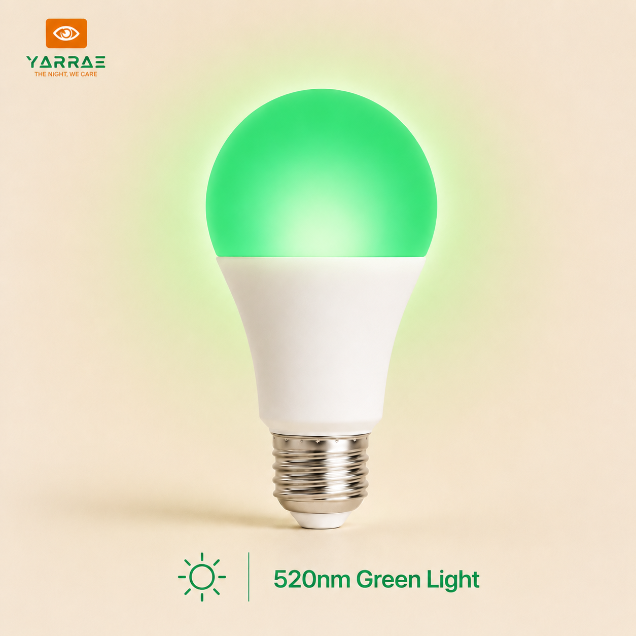 520nm Green LED Bulb Relieve Migraines E14 Base - 3W/5W/7W/9W Options with 2 Years Warranty
