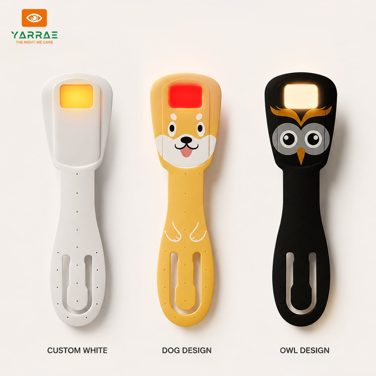 Yarrae Multi-Color Rechargeable Bookmark Reading Light