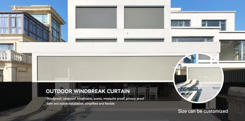Out Door Windbreak Curtain