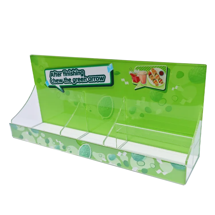 CVS Dining Area Desktop Acrylic Display Stand for Fresh Food | Custom Retail POP Display Manufacturer