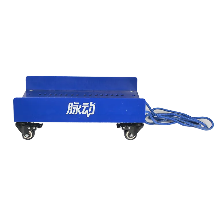 Beverage Crate Floor Display Box with Casters | Durable Injection Molded POP Display Stand