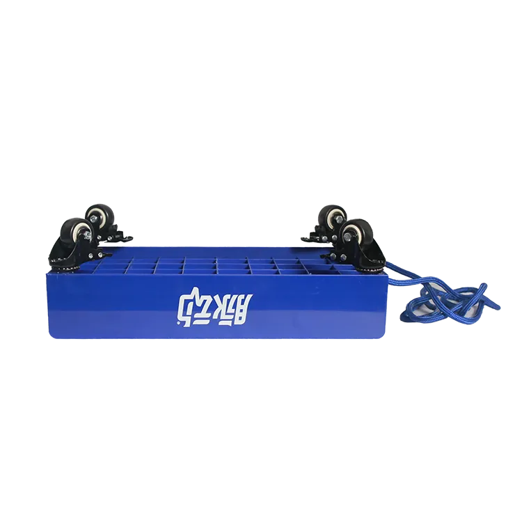Plastic Beverage Crate Floor POP Display with Casters | Injection Molded Retail Display | FuliDisplay