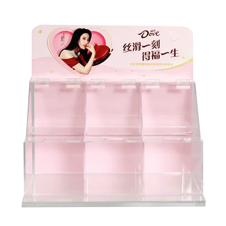 What are the benefits of using an acrylic display rack for retail stores