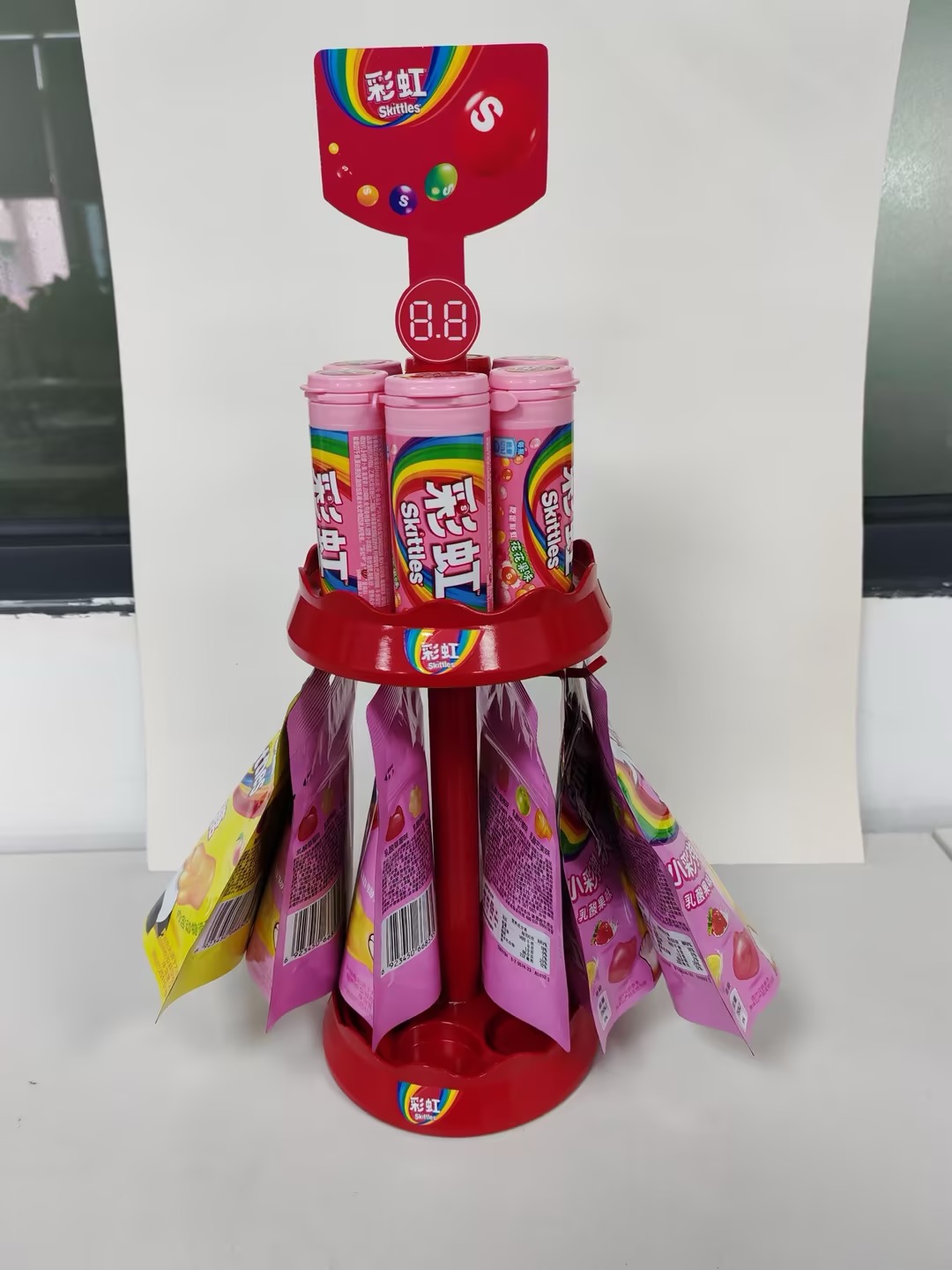 What size snack display fits your checkout counter needs?
