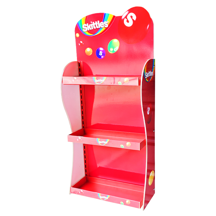 Custom Hanging POP Display Rack for Chocolate & Snacks | Metal & Acrylic Retail Display