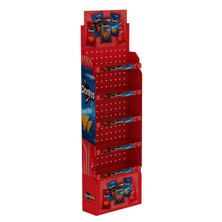 chocolate pop display with perforated back panel.webp