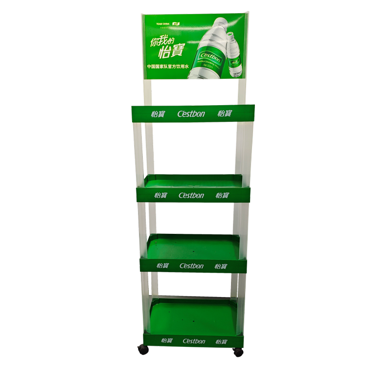 Drinking Water Square Plastic Combination Display Stand – A
