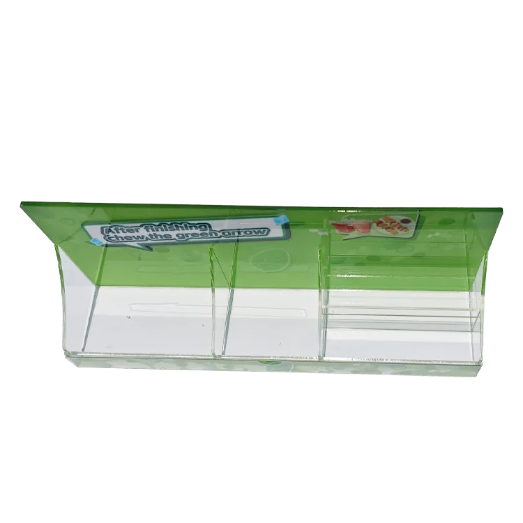 CVS Dining Area Desktop Acrylic Display Stand for Fresh Food | Custom Retail POP Display Manufacturer