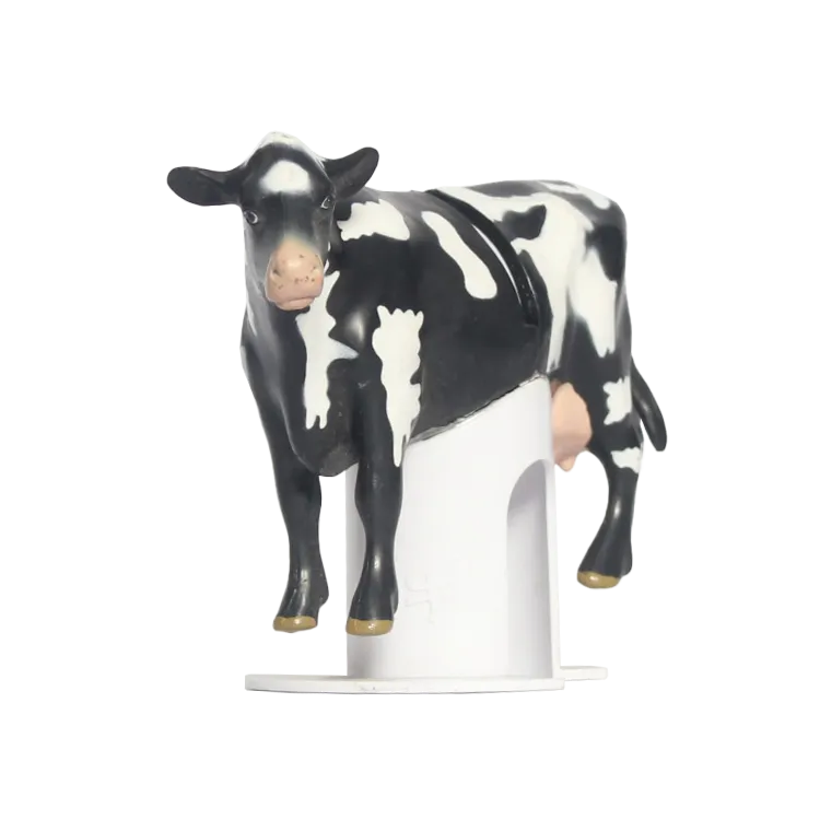 Custom milk carton fixed display stand with complex shape injection molding.webp