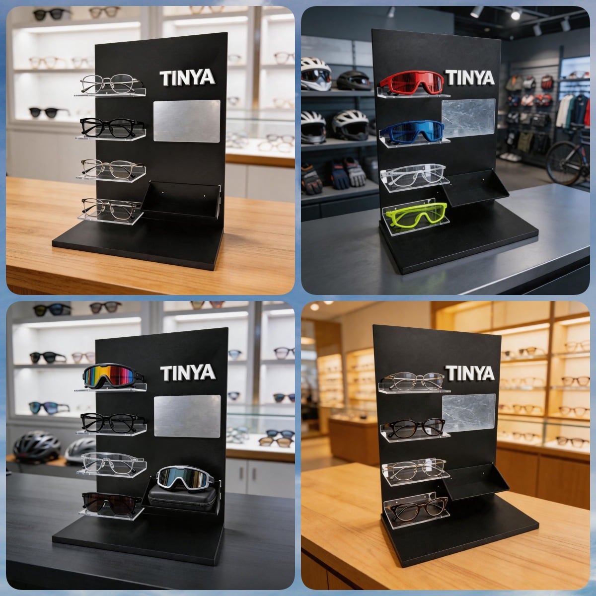 Custom Acrylic Eyewear & Sunglass Display Stands | Retail Optical Racks