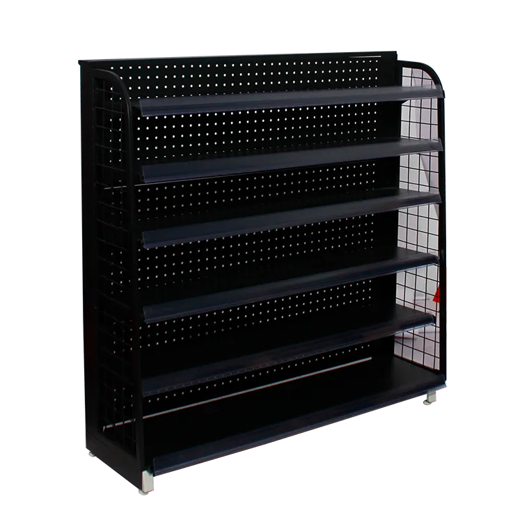 adjustable shelf supermarket display rack.webp