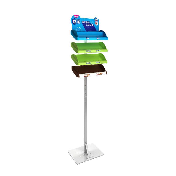 Standard Colorful Injection-Molded Floor-Standing Display
