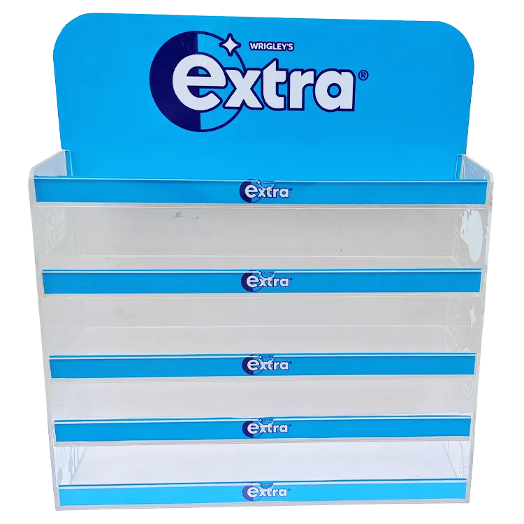 Custom Acrylic Candy POP Display Rack for Retail Shelves | Gum & Mint Display | FuliDisplay