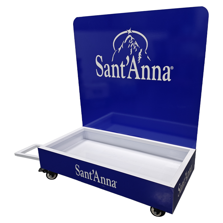 Heavy-duty mobile retail display for beer and soft drink cases.png