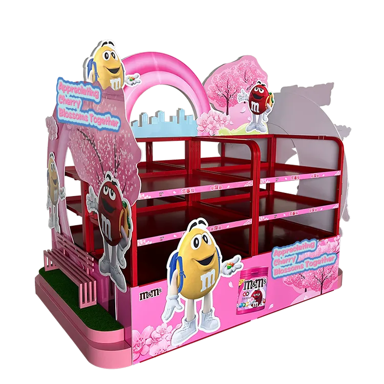 metal modular display stand for supermarkets.webp
