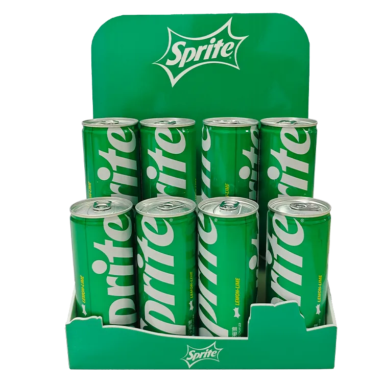 Mini Milk Tabletop Plastic Display Stand for Single-Pack Retail Promotion