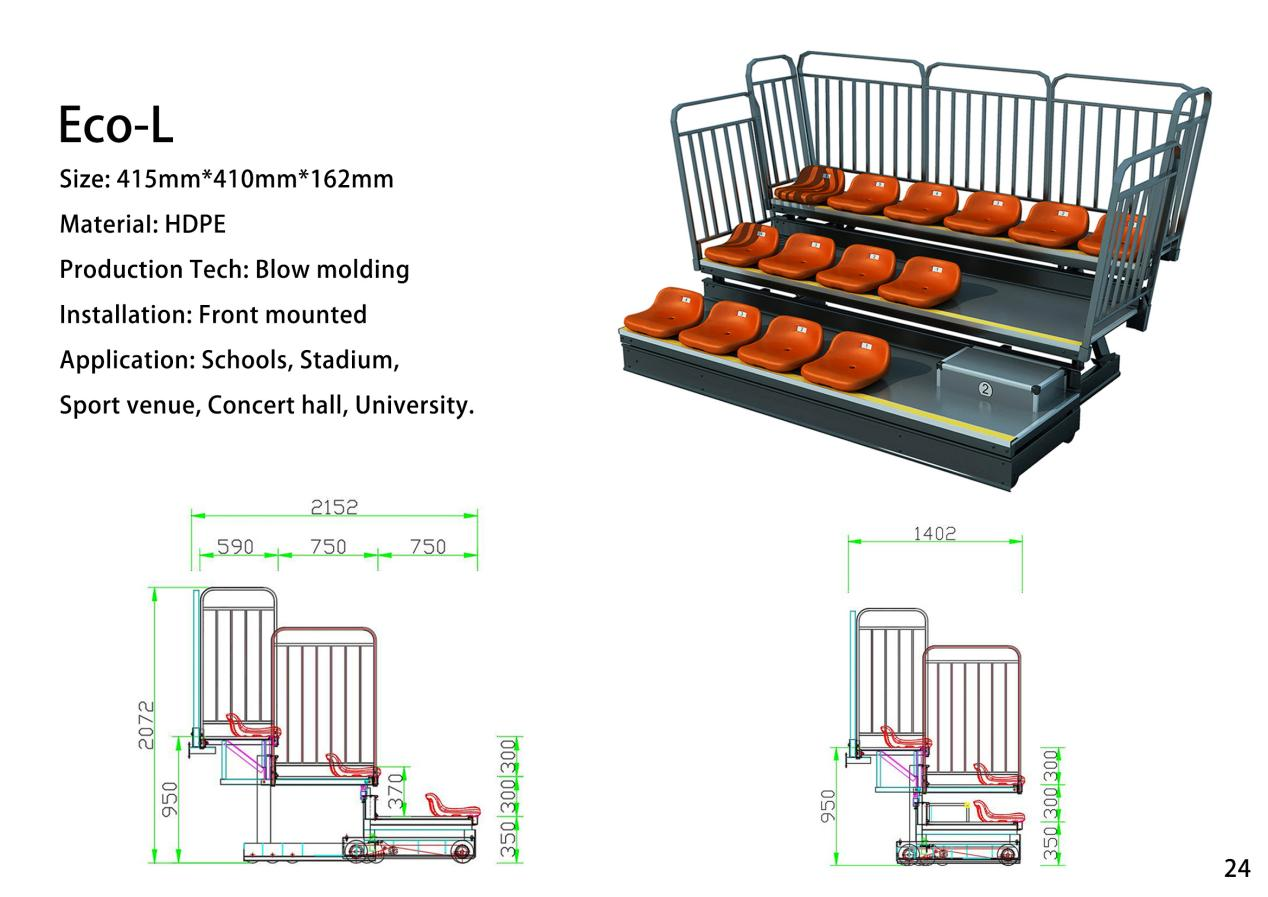 Retractable Bleacher - Eco-L factory
