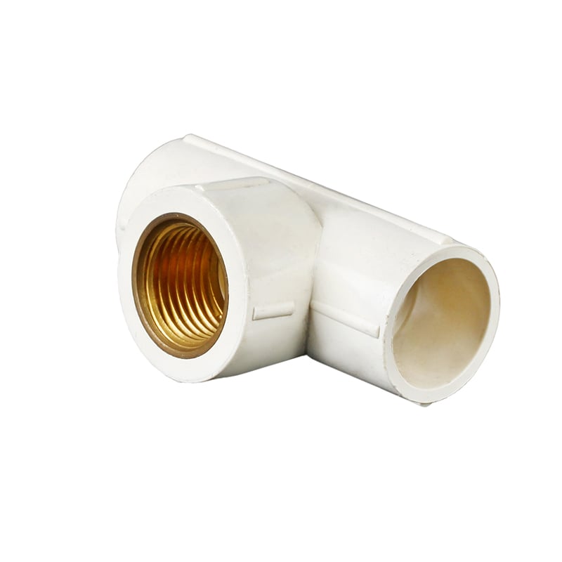 Wholesale CPVC ASTM D2846 Female Brass Thread Tee Pipe Fittings for Water Supply
