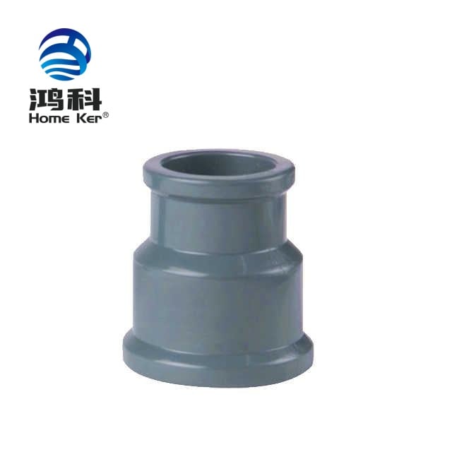 PVC NBR5648 Reducing Coupling Pipe Fitting Grey Blue Color
