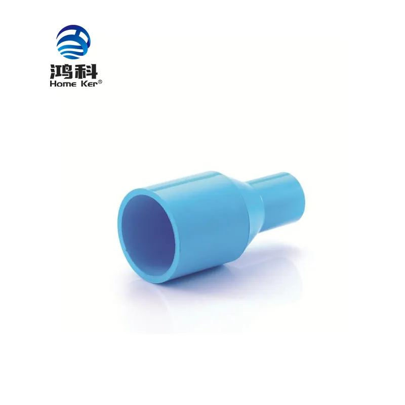 PVC TIS 13.5 Reducing Socket-WSB Pipe Fitting Blue Color Thailand
