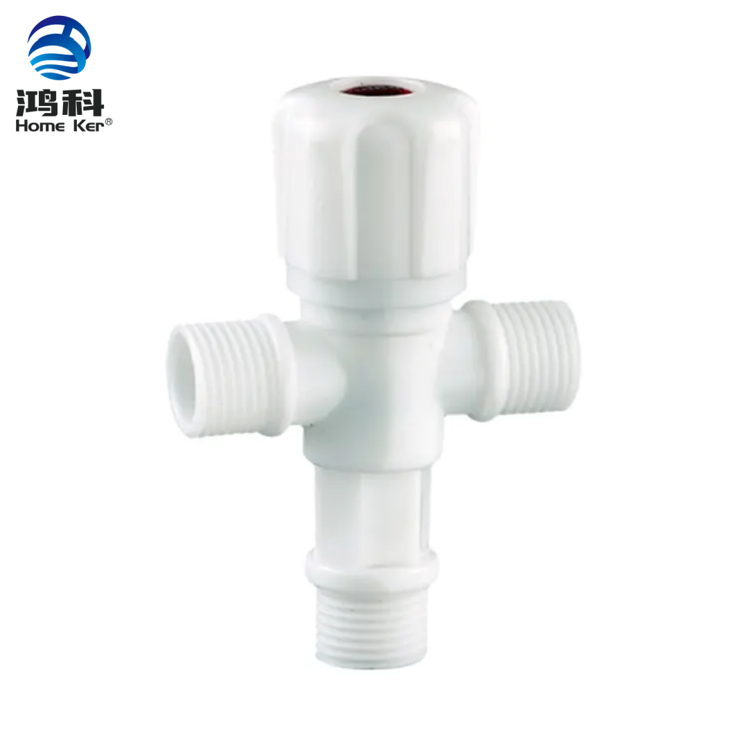 PVC Union Plastic Four-Way Uhlová Ventil: Praktické Riešenie na Hydrauliku