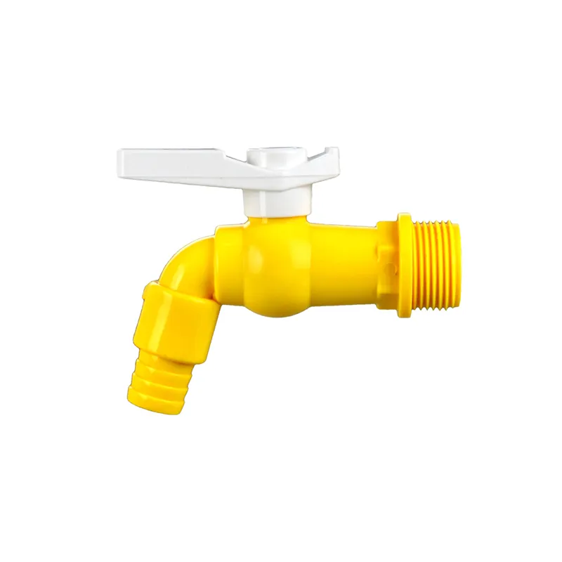  Southeast Asia Colorful Wall-Mounted Single Handle Plastic Faucet Water Tap